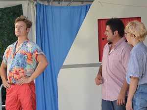 Waldemar (Jakob Frey), Markus (Jonas Netzer) und Dieter (Ines Herz)