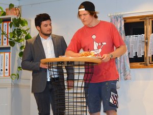 Christian Schmidt (Jonas Netzer) und Thomas Klein (Jakob Frey)