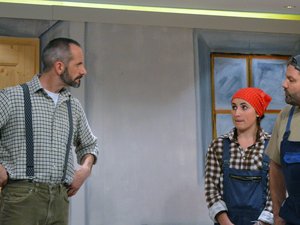 Alois Krügel (Peter Weiland), Liesl Schmitt (Luisa Weiland) und Josef Grünauer (Thomas Kramer)