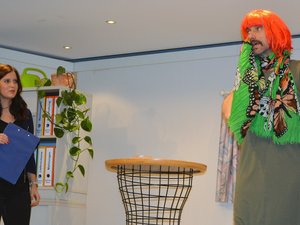 Karola Siegler (Anja Madlener) und Hubert Ebner (Peter Weiland)